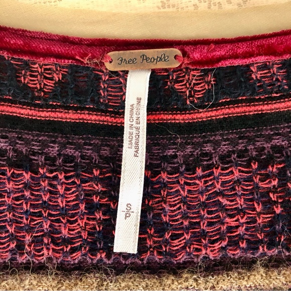 TUNIC - Women's Free People Multicolored Abstract Prism Patterned Tunic. Size S - Picture 15 of 16